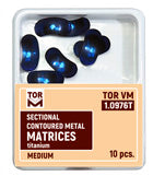 TOR VM Dental Sectional Contoured Titanium Matrices 10pcs – Professional Matrix System & Restorative Tool