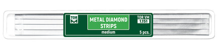 TOR VM Dental Metal Diamond Strips, Medium 5pcs – Professional Matrix System & Restorative Tool