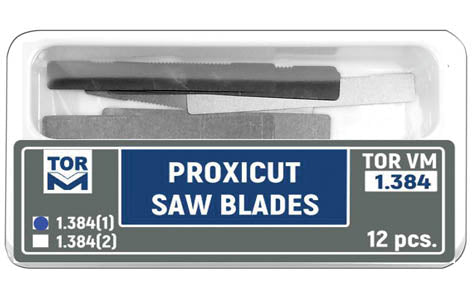 TOR VM Dental Proxicut Saw Blades (for Holder 1.369 Only) 12pcs – Professional Matrix System & Restorative Tool