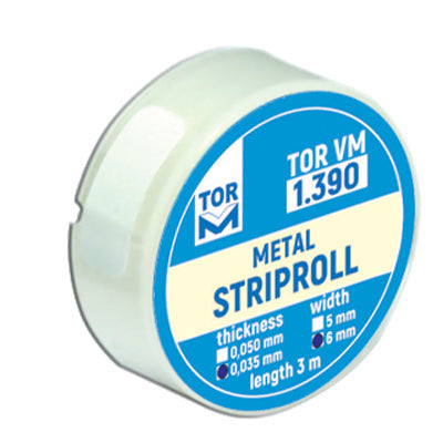 TOR VM Dental Metal Striproll 6mm Wide 3m – Professional Matrix System & Restorative Tool