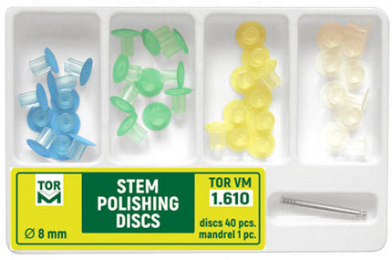 TOR VM Dental Stem Polishing Discs Kit 40pcs – Professional Matrix System & Restorative Tool
