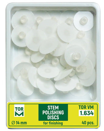 TOR VM Dental Stem Discs for Polishing Superfine 40pcs – Professional Matrix System & Restorative Tool