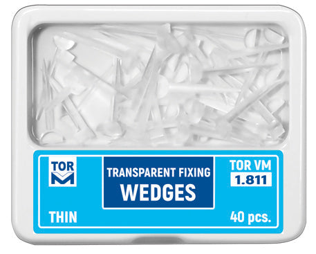 TOR VM Dental Fixing Transparent Plastic Wedges – Professional Matrix System & Restorative Tool