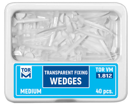 TOR VM Dental Fixing Transparent Plastic Wedges – Professional Matrix System & Restorative Tool