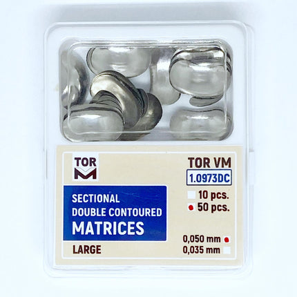 TOR VM Dental Sectional Double Contoured Matrices – Professional Matrix System & Restorative Tool