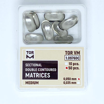 TOR VM Dental Sectional Double Contoured Matrices – Professional Matrix System & Restorative Tool