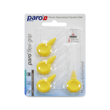 1074, paro® flexi grip, xx-fine, yellow, cylindric , 2.5 mm, 4 pcs , interdental brush