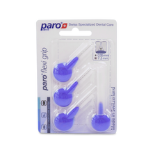 1077, paro® flexi grip, coarse, violet, cylindric, 8.0 mm, 4 pcs, interdental brush