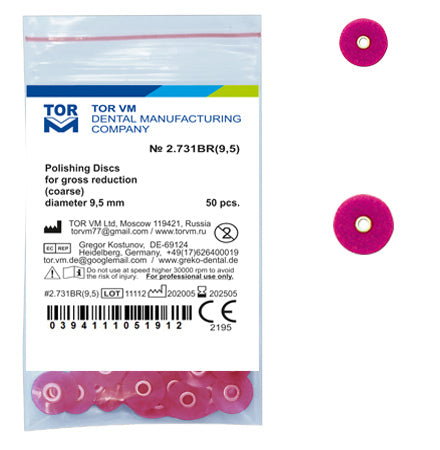 TOR VM Dental Coarse Discs for Gross Reduction, 50pcs – Professional Matrix System & Restorative Tool