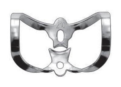 TOR VM Dental Clamp 210 ("Butterfly" By Ferrier with The Effect of Mechanical Gingival Retraction, for Restoration of Cervical Areas of Tooth Facial Surfaces) – Professional Matrix System & Restorative Tool