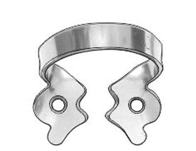 TOR VM Dental Clamp 2 (Winged Clamp with Flat Horizontal "Jaws", for Small Premolars) – Professional Matrix System & Restorative Tool