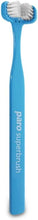 Paro 3 in 1 Superbrush, Soft toothbrush with Triple Head, Thorough Clean All Sides