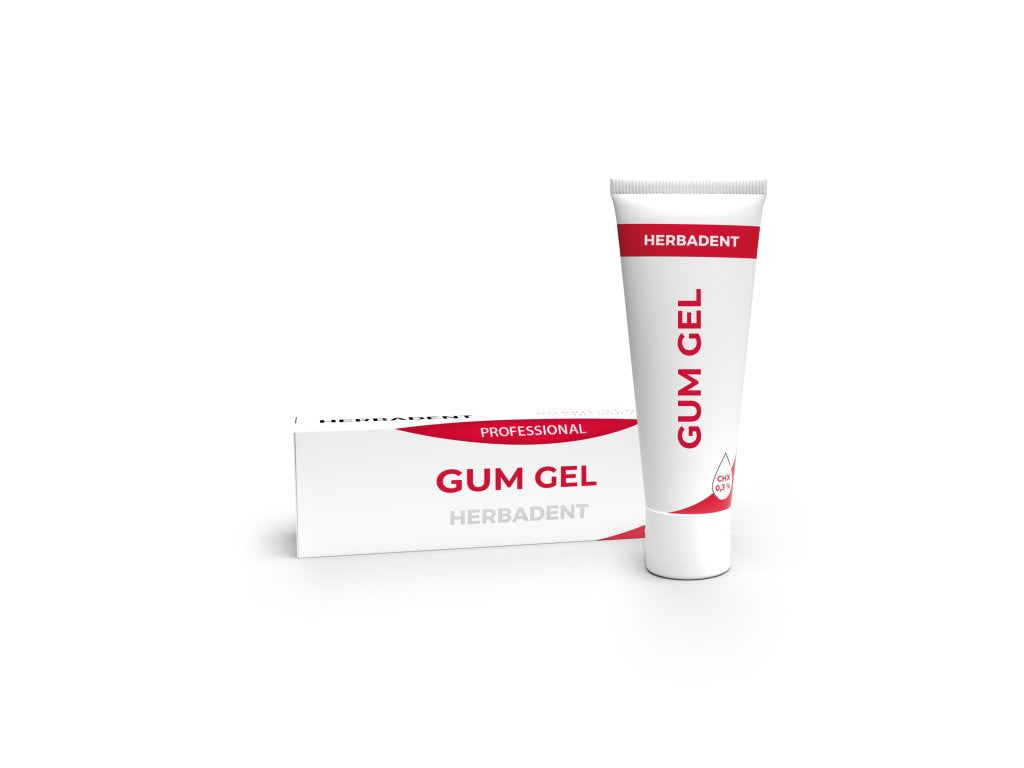 Herbadent Professional Herbal Gum Gel (0.3% CHX) – Fast-Acting Relief for Irritated Gums & Post-Surgical Care