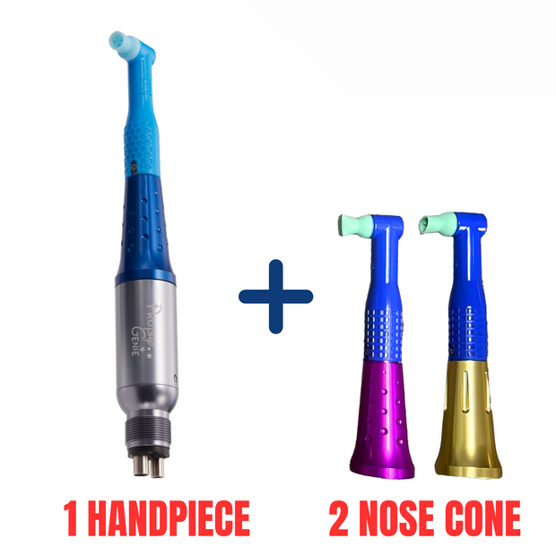 1 Prophy Genie Handpiece Plus 2 Prophy Nose Cones