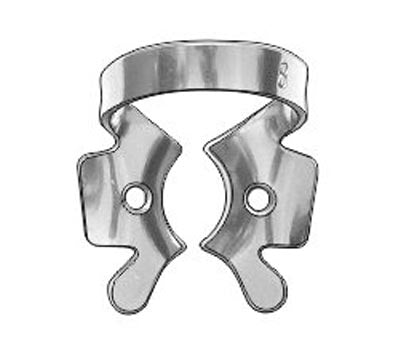 TOR VM Dental Clamp 8 (Winged Clamp with Rigid Angular "Jaws", for Large Molars (Festooned Jaws for Molars' Roots) – Professional Matrix System & Restorative Tool