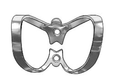 TOR VM Dental Clamp 9 (Winged "Butterfly" for Anteriors) – Professional Matrix System & Restorative Tool