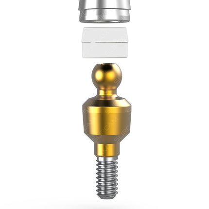 Straight Ball Attachment - Prime Coating