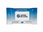 Germs Be Gone Antiseptic Sanitizing Wipes - 50 Sheets/Pack
