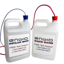 Enbio 1 gallon distilled water and 1 gallon waste water