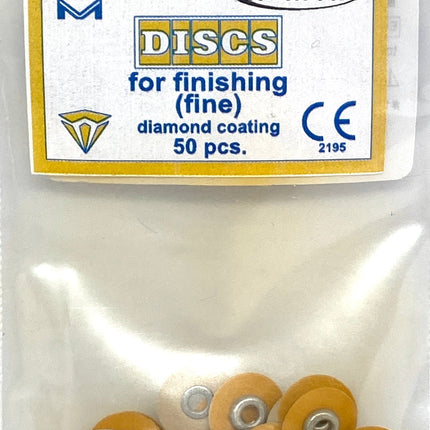 TOR VM Dental ARCHIVED Fine Diamond Coating: Discs for Finishing , 50pcs – Professional Matrix System & Restorative Tool