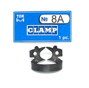 TOR VM Dental Clamp 8A (with Rigid Angular "Jaws", for Upper and Lower Molars with Almost Absent Crown Part) – Professional Matrix System & Restorative Tool