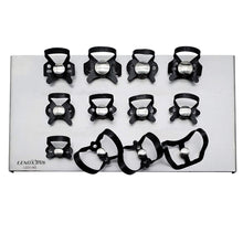 Black Rubber Dam Clamps Kit 12PCS