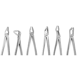 Prime Universal Atraumatic Extracting Set Deep Gripping, Set of 6