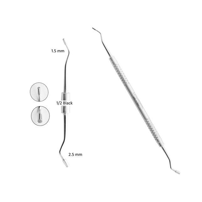 Condensers BLACK 1.5MM / 2.5MM Double Ended