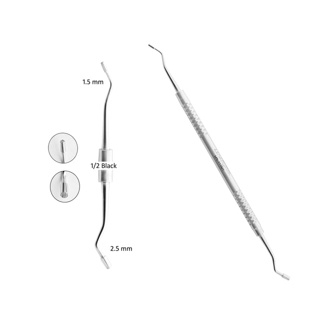 Condensers BLACK 1.5MM / 2.5MM Double Ended