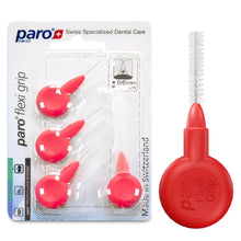 1073, paro® flexi grip, xxx-fine, red, cylindric, 1.9 mm, 4 pcs , interdental brush