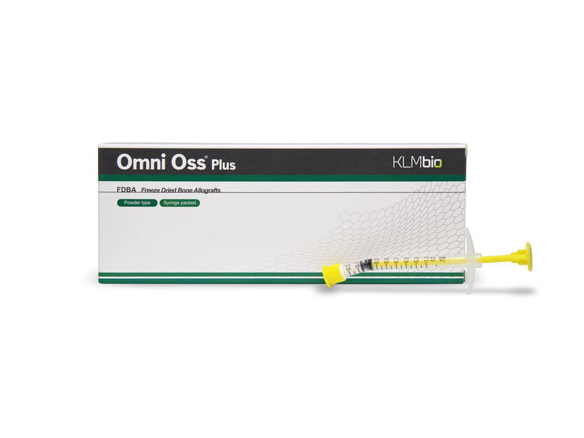 My Store  OmniOss Plus 1.0cc _ Allograft Cortical & Cancellous _ Curved Syringe (0.5CC Syringe X 2)