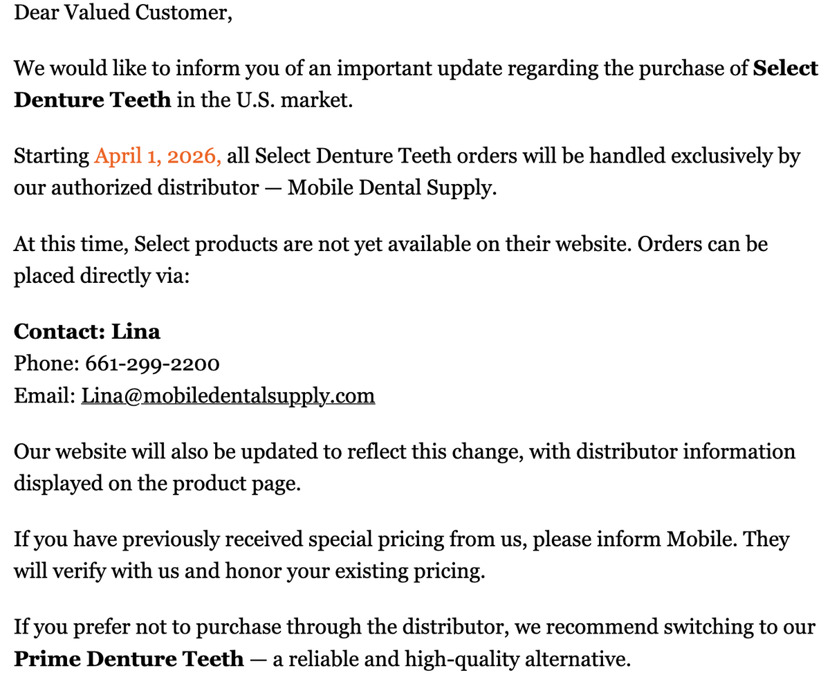 NOBILDENT Select XL Denture Teeth