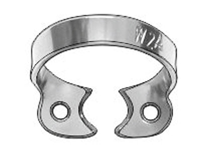 TOR VM Dental Clamp W2A (Wingless Clamp with Flat Horizontal "Jaws", Analogue of Clamp 2 with Larger "Jaws", for Large Premolars) – Professional Matrix System & Restorative Tool