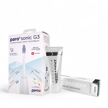 Paro Sonic Electric Toothbrush  Combine with Herbadent Sonic Toothpaste
