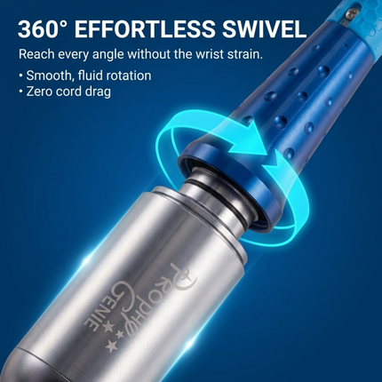 Prophy Genie Dental Handpiece – USA Made, Lightweight, 360° Swivel, Lube-Free