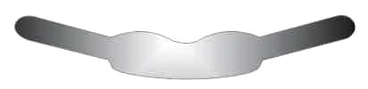 TOR VM Dental Metal Matrix Bands for Molars Shape 2 (Two Central Ledges) 12pcs – Professional Matrix System & Restorative Tool