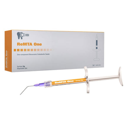 ReMTA One One-Component Bioceramic Endodontic Sealer, 2g Syringe and Tips
