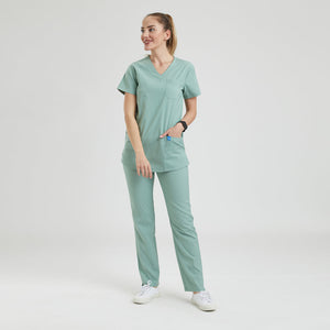 YOURDENT-USA by Wio UNIFORMS SCRUBS Resilient V-Neck Top