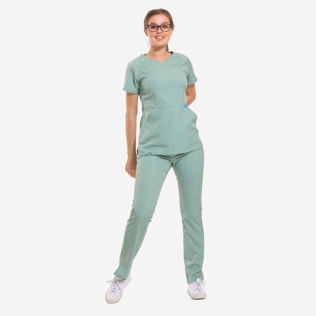 YOURDENT-USA by Wio UNIFORMS SCRUBS Elegant Scrub Top