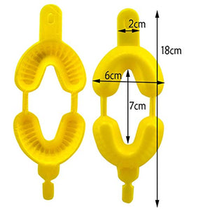 Disposable Dental Fluoride Trays Dual Arch Tray For Gel or Foam 100 Pcs