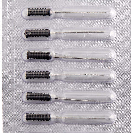 Dental Products BBCB Barbed Broaches, Coarse Black (Pack of 10)