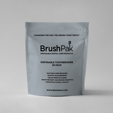 BrushPak ™ Brand Disposable Toothbrushes (90 Pack)