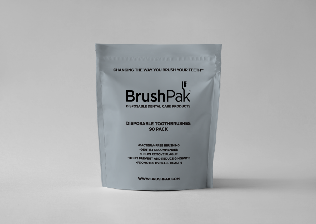 BrushPak ™ Brand Disposable Toothbrushes (90 Pack)