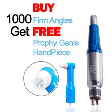 Made in USA Prophy Genie buy 1000 MaxPro 2 Disposable Prophy Angles soft Cup, Get free- prophy handpiece. Great hold and light weight 360 swivel with autoclave.