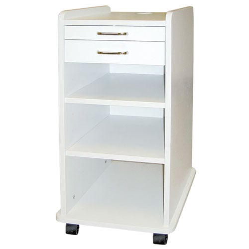 TPC Utility Mobile Cabinet -White. Dimensions: 14.5