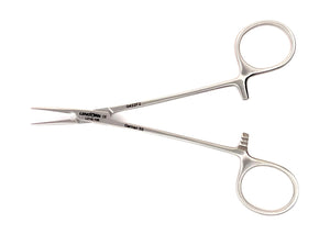 5" Straight Halstead Mosquito Hemostatic Forceps, Fine Serrated- High Quality