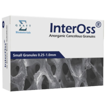 Sigmagraft InterOss Anorganic Cancellous Granules 0.25 - 1.0mm. Weight 0.50g / Volume