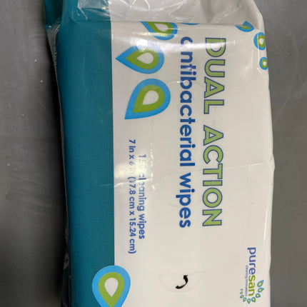 Antibacterial Wipes 150 wipes Dual Action! Non Alcohol Based Formula!