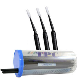 TPC Advanced Technology Disposable Micro Applicators - Extended Slim. Box of 4 tubes of 100