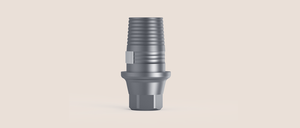 Dental TiBase CAD/CAM Interface Abutment Internal Hex Non Rot. 1mm Noble Comp.